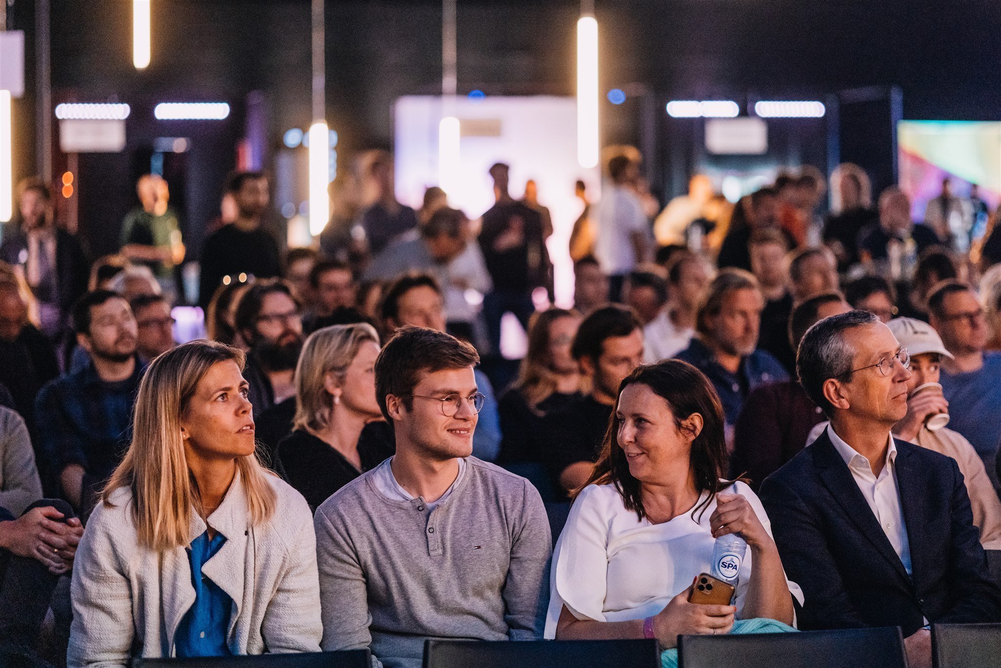 Crowd of attendees at Web32