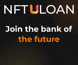 nftuloan banner mint drop and registration gif join the bank of the metaverse