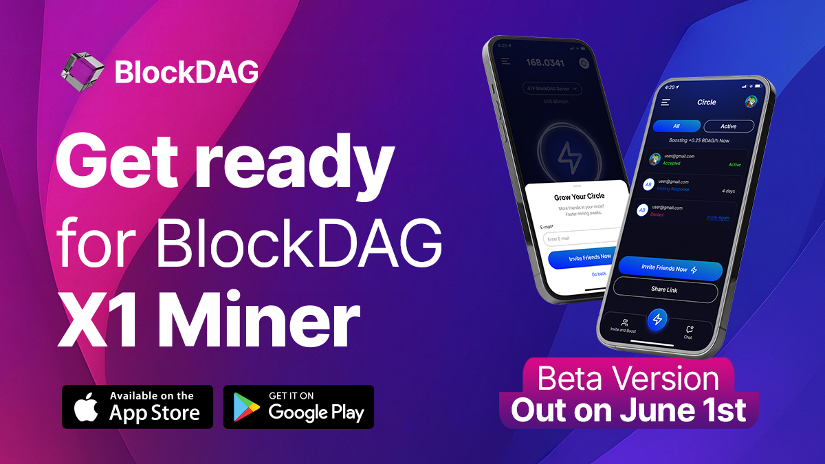 The Innovative BlockDAG X1 App Miner Set For June 1st Launch