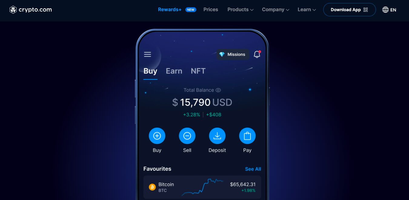 Crypto.com: Best exchange for mobile app users