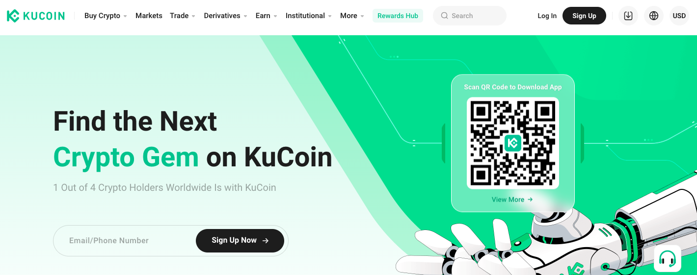 KuCoin: Best for altcoin trading