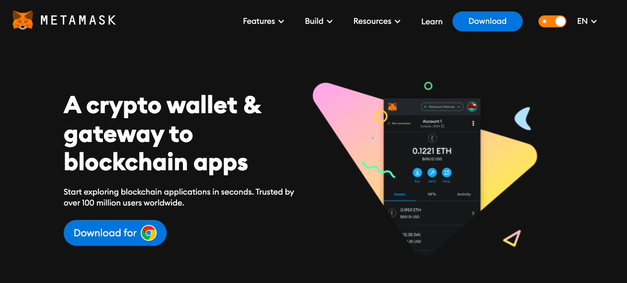 MetaMask - Best crypto wallet app