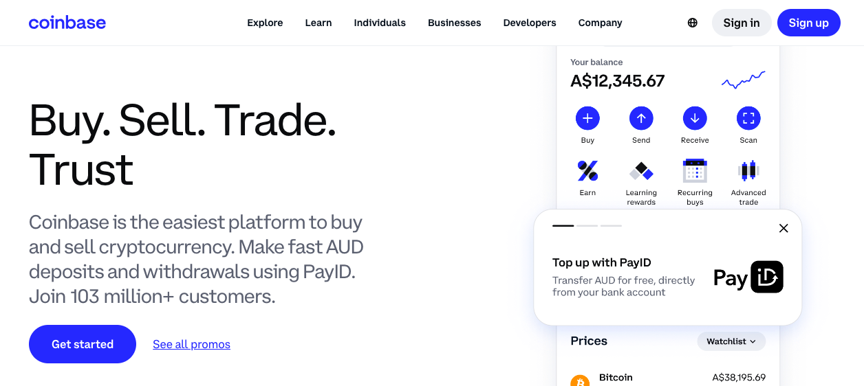 Coinbase Australia