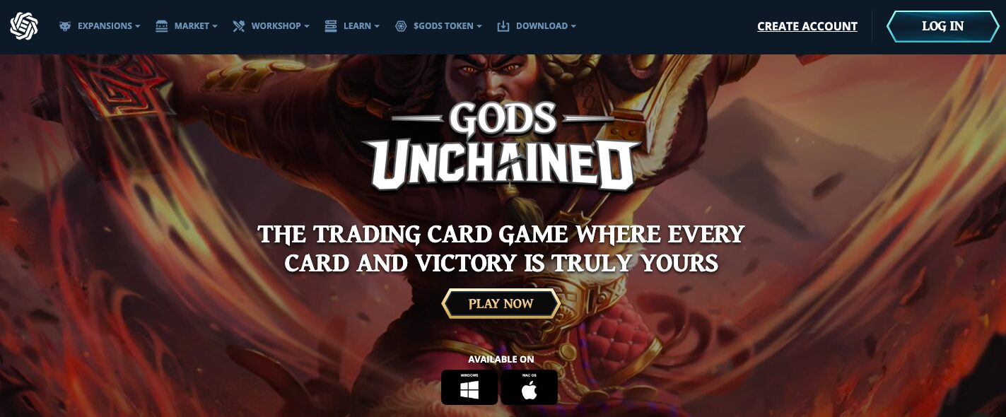 gods unchained nft games