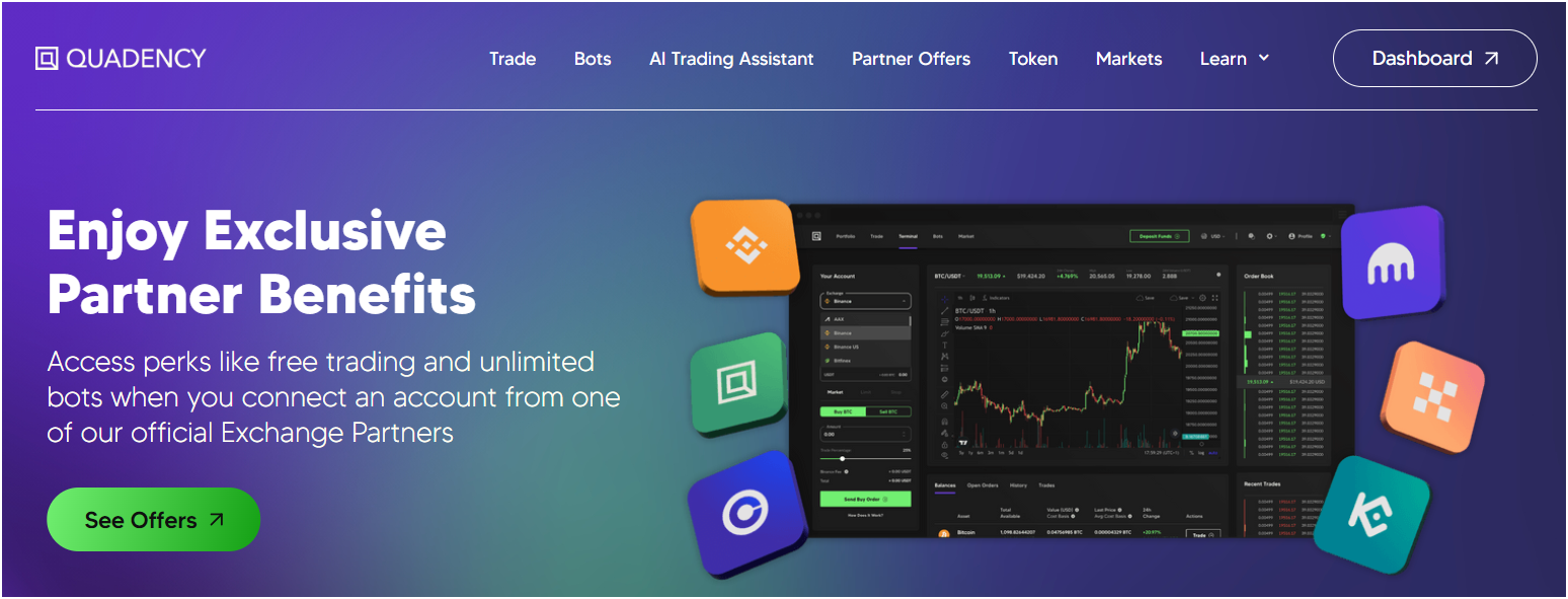 Quadency- Best Free KuCoin Trading Bot