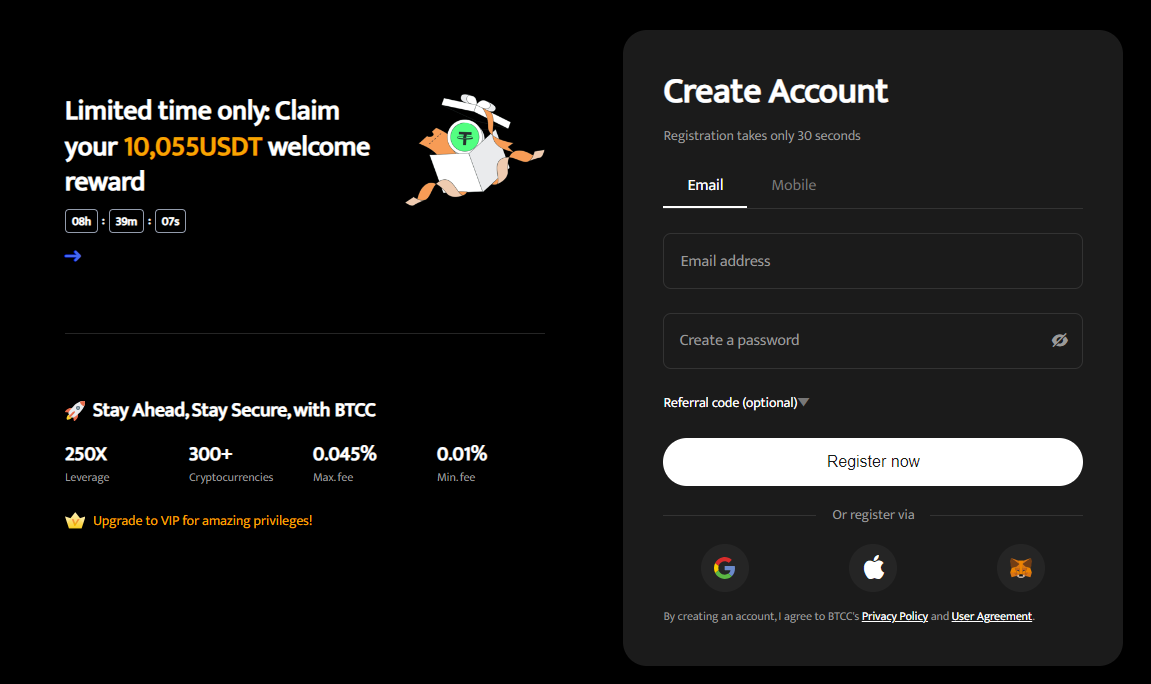 Create an Account