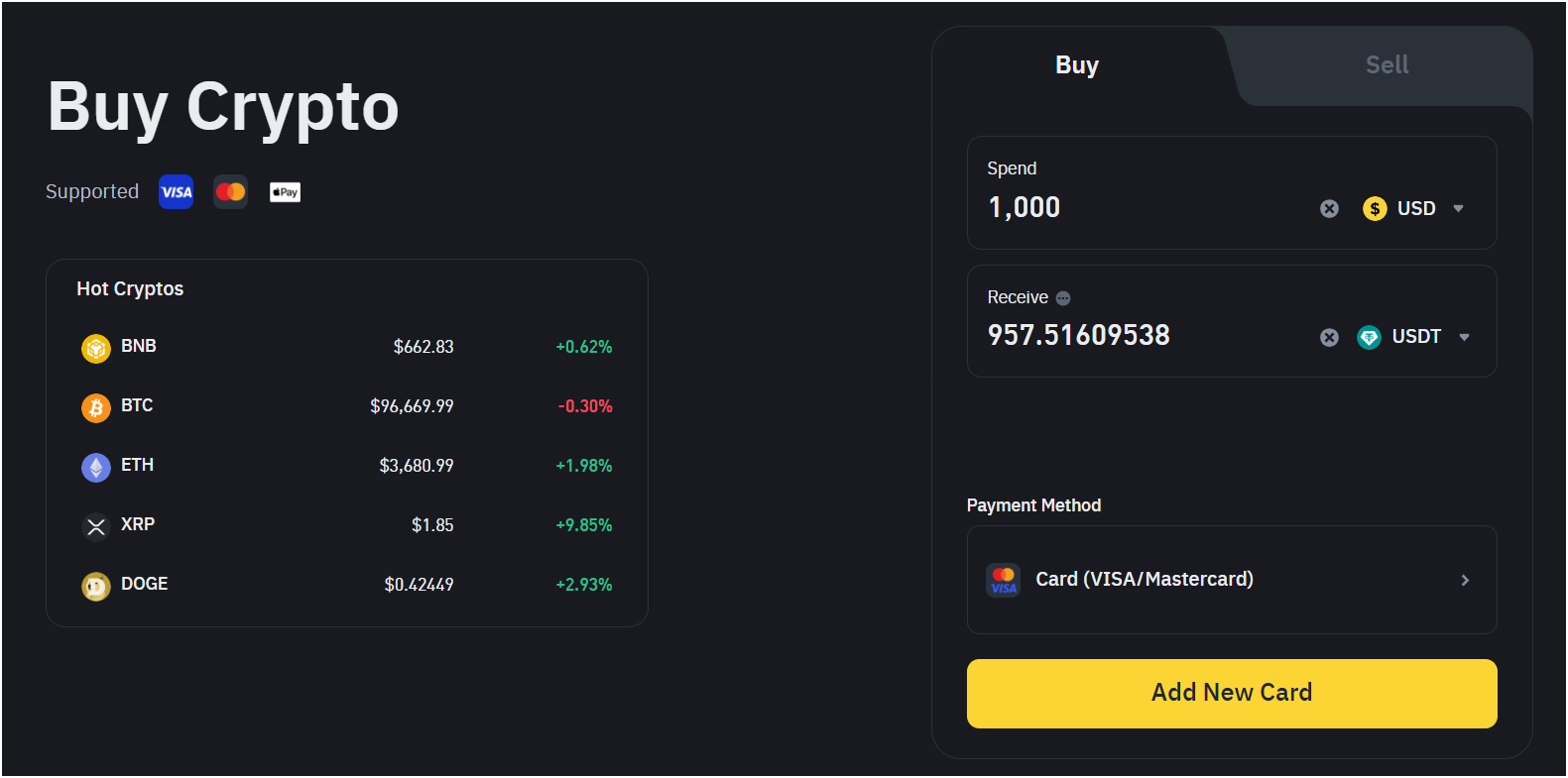 Deposit Funds to Your Binance Account