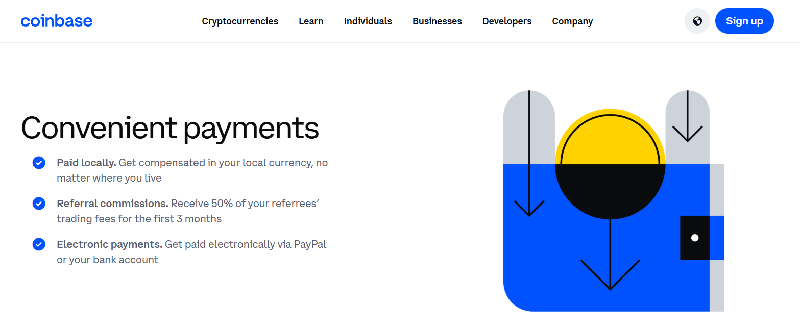 Coinbase Referral and Affiliate Program