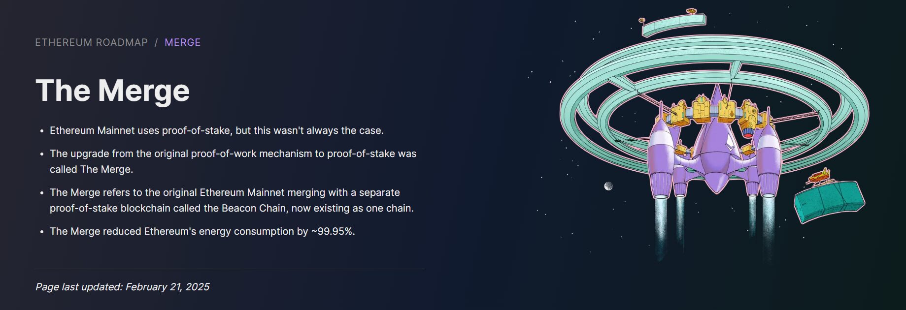 Ethereum roadmap - The Merge